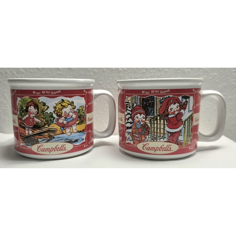 Vintage (2000) Campbell Soup Company Mugs Qty:2